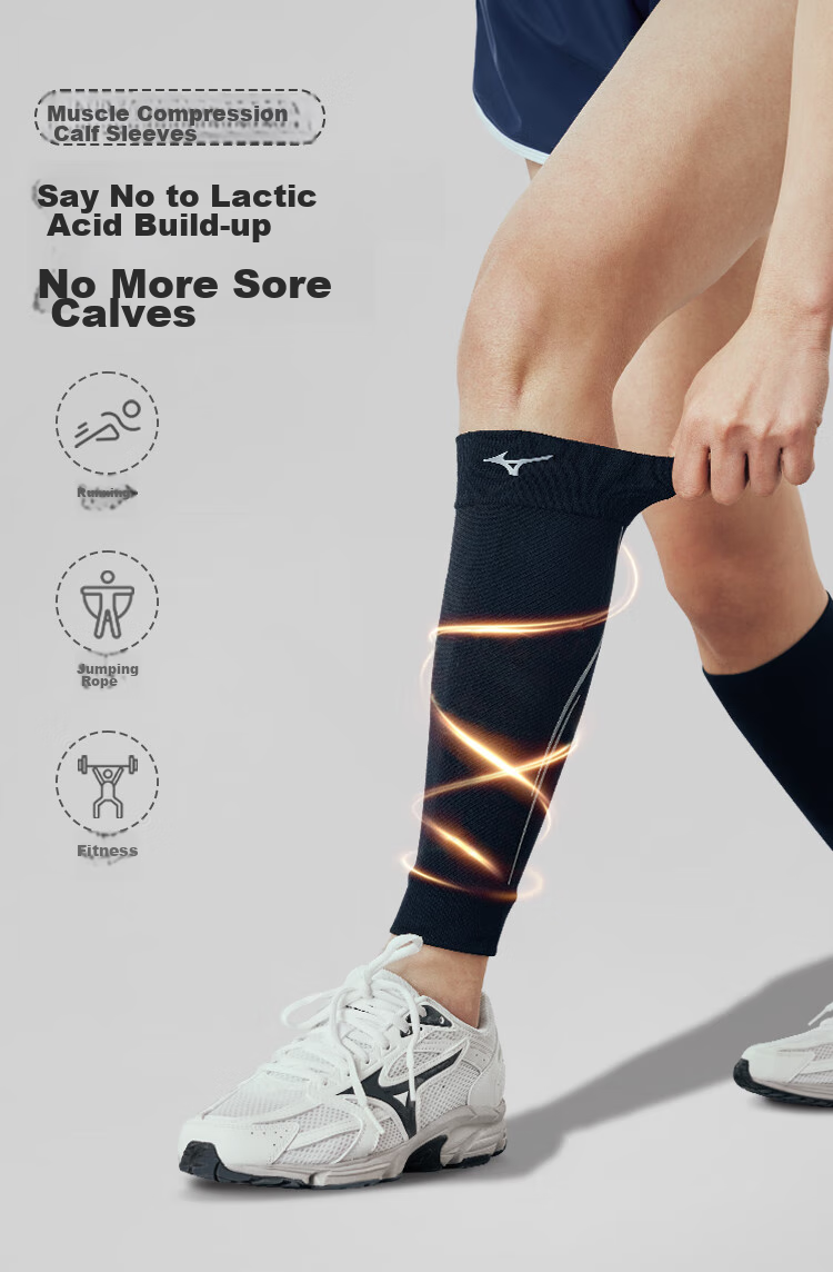 Защитные гетры MIZUNO для бега, марафона, бадминтона, тонкие, для баскетбола, спортивная защита для мужчин и женщин, размер L