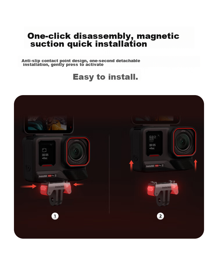 Быстросъемное крепление Insta360 Ace Pro 2 / Ace Pro / Ace