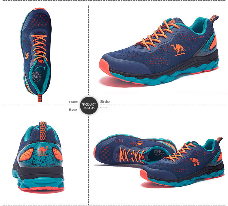 Мужские кроссовки CAMEL Mesh Breathable Lightweight Shock-Absorbing Running Shoes CSS221L0032, синий индиго, размер 42