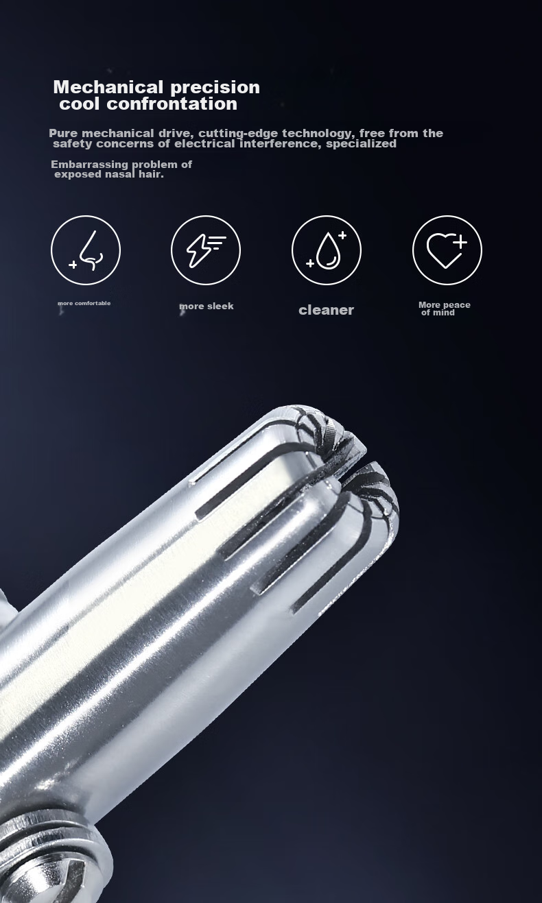 ZWILLING Набор для ухода за носом и ушами, ручной триммер, немецкое качество, из нержавеющей стали