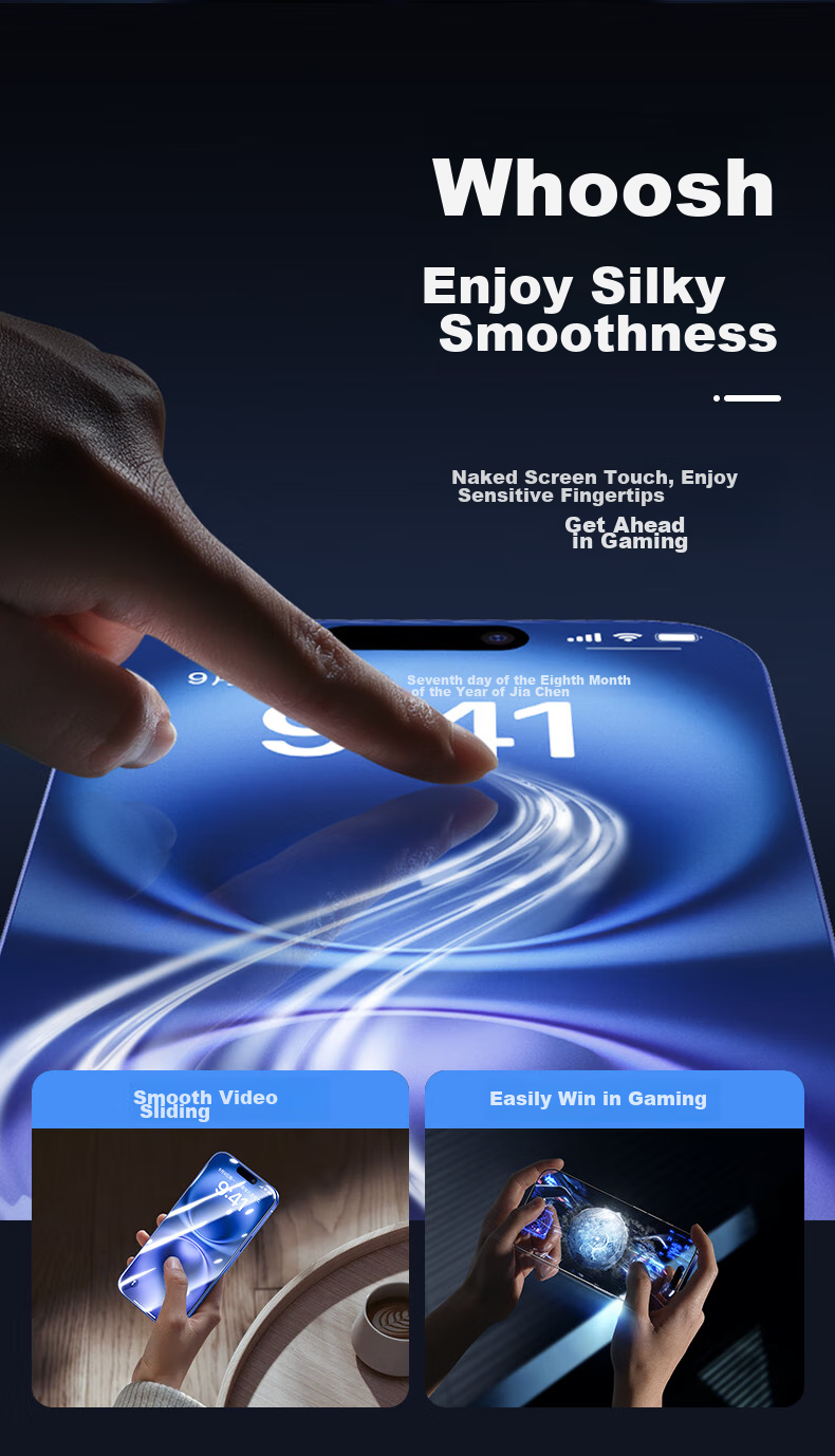 Защитное стекло ESR для iPhone 16, комплект 2 шт., прозрачное