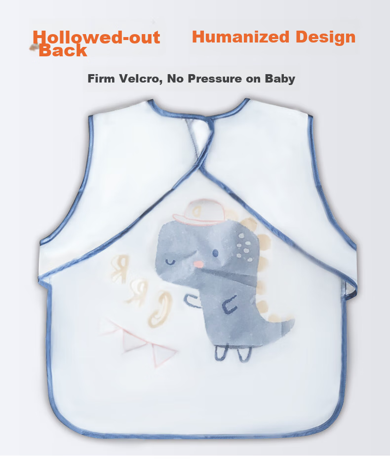 Детский нагрудник Babyprints, водонепроницаемый, с длинным рукавом, 2 шт.
