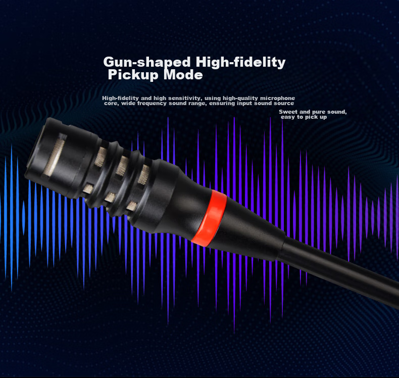 Беспроводная микрофонная система SHILE SH-20 с четырьмя микрофонами (2 конференц. и 2 ручных) UHF