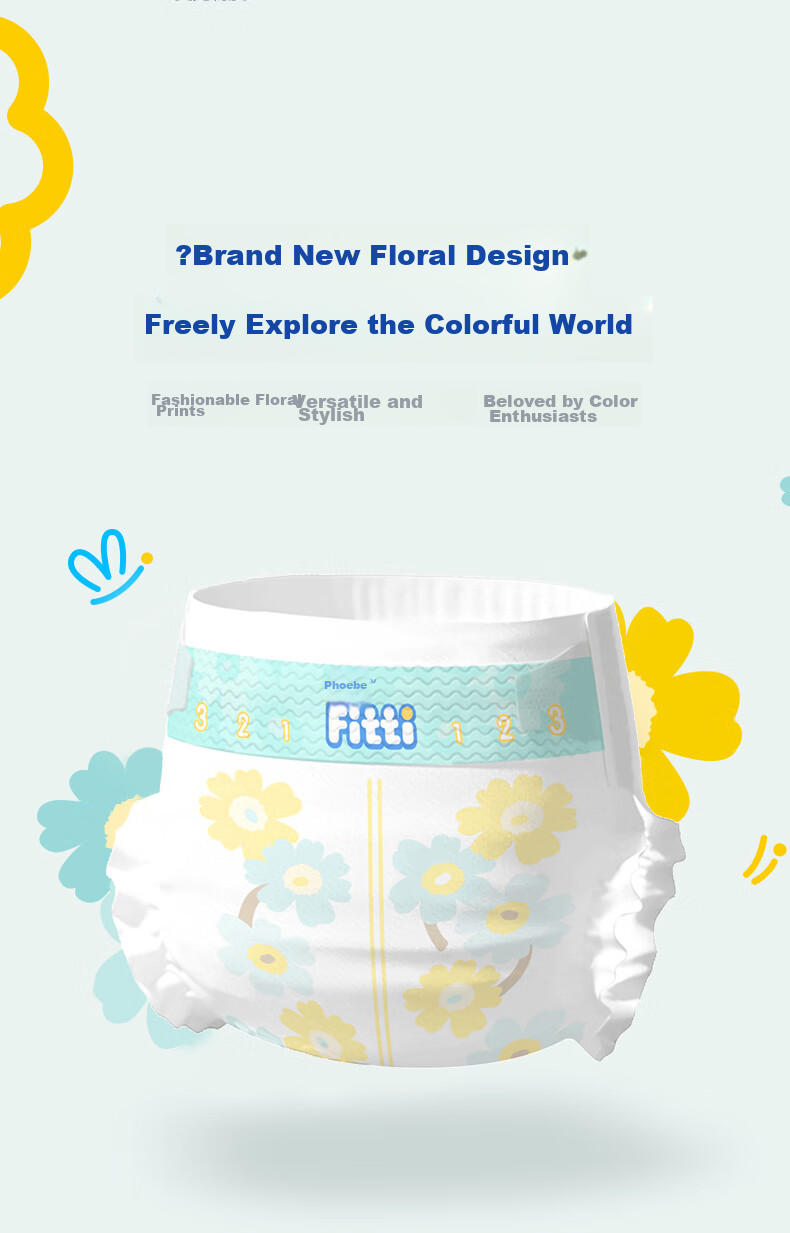 Подгузники Fitti Plant-Based Comfort, L, 38 шт.