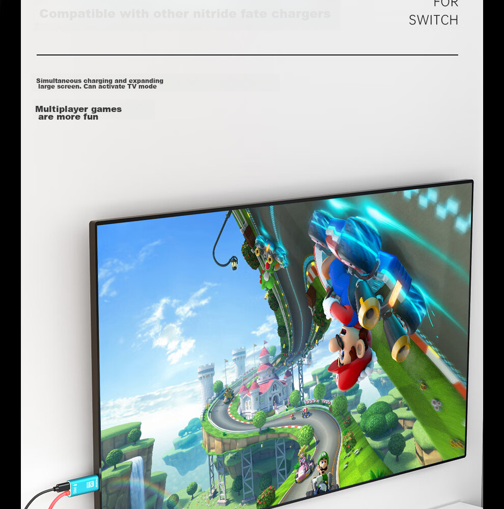 Кабель ULT-unite Type-C на HDMI 4K 60Hz, 2 метра, для Nintendo Switch, телефонов, компьютеров, с поддержкой PD зарядки