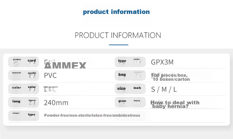 Одноразовые перчатки AMMEX из ПВХ, пищевые, утолщенные, водонепроницаемые, для сферы общественного питания, красоты, уборки, лабораторий, домашнего хозяйства, выпечки, размер M, 100 шт./уп.