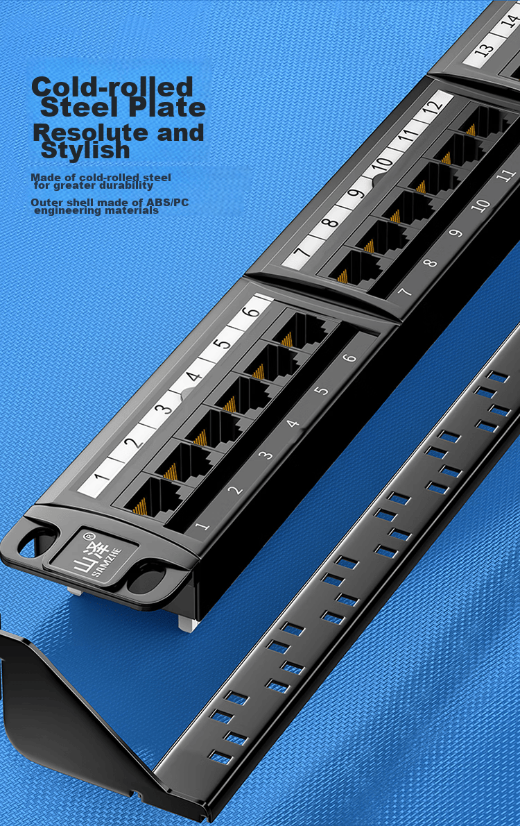 Патч-панель SAMZHE Cat5e на 24 порта