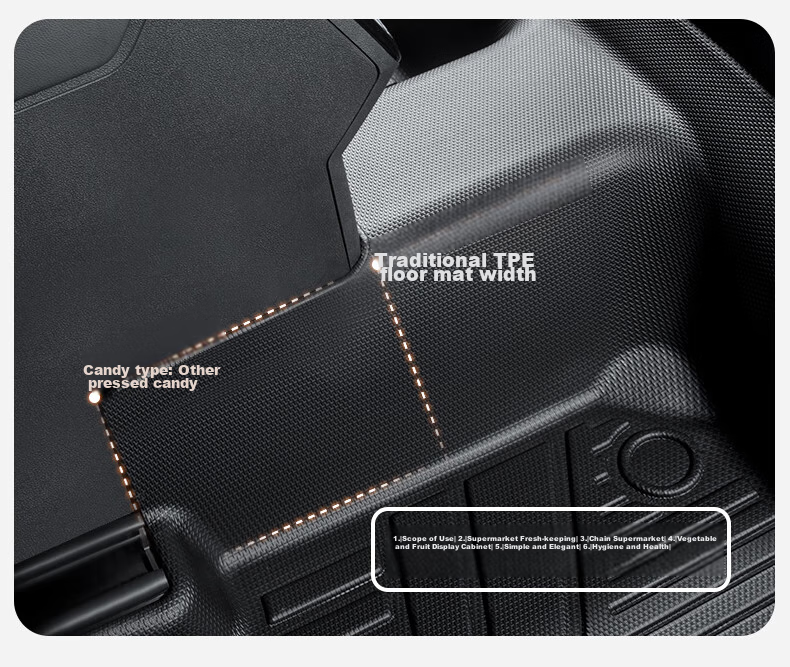 Автомобильные коврики CHELIYOU TPE для Volkswagen Magotan B8 (2017-2025), комплект из 5 предметов, черный/бежевый