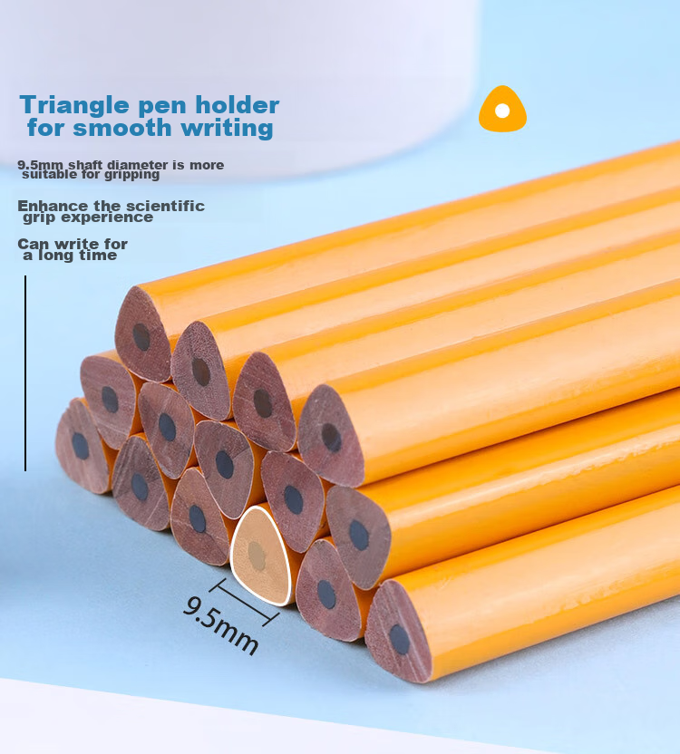 Карандаши Zhonghua Thick Triangular Writing Pencil, 2B, 12 штук в коробке, 6700 2B