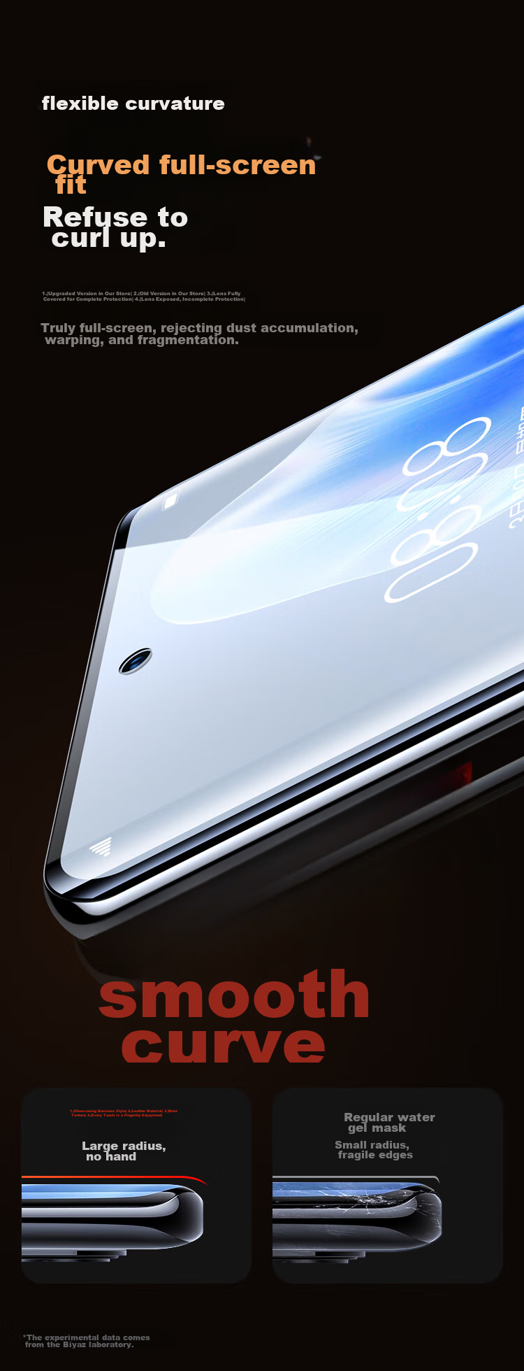 Защитная гидрогелевая пленка BIAZE для Vivo S19 Pro, S18, S17, S16, ультратонкая, противоударная, антиотпечатки