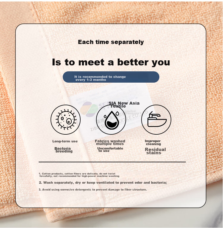 Набор полотенец Xinya Pure Cotton, 3 шт., ультрамягкие, впитывающие, для взрослых, 30*60 см