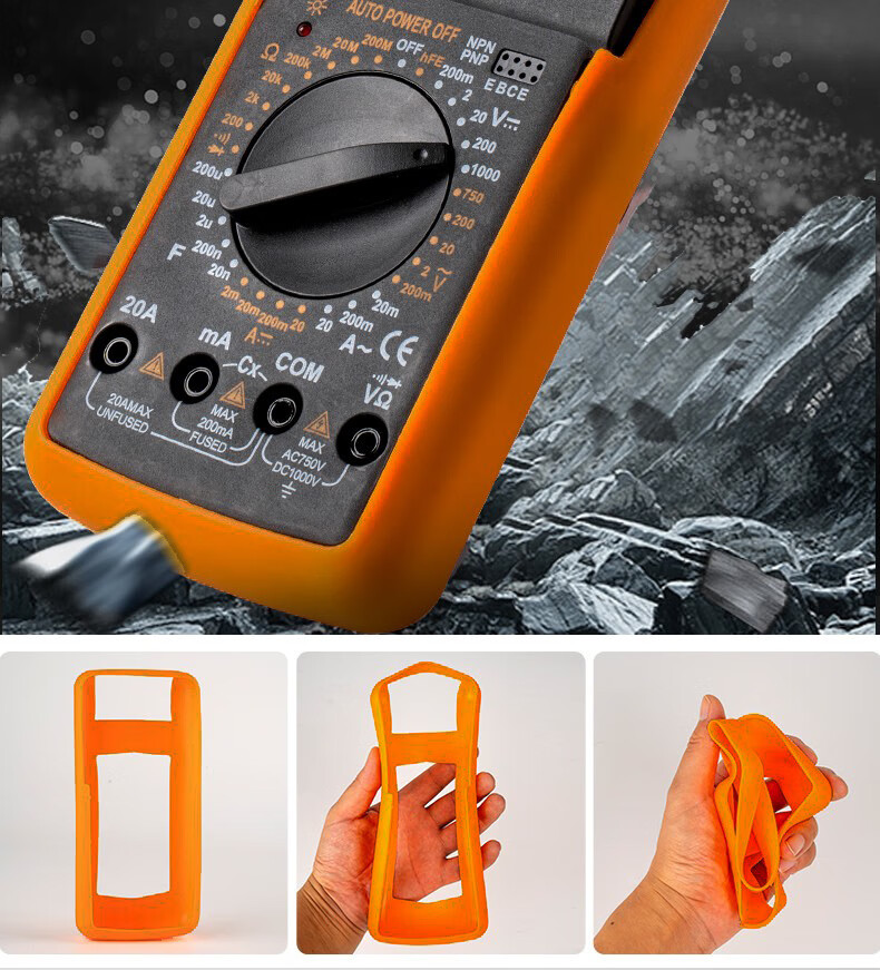 Цифровой мультиметр Zhugu DT9205, высокоточный, автоматический, бытовой, 750В AC, 20А DC