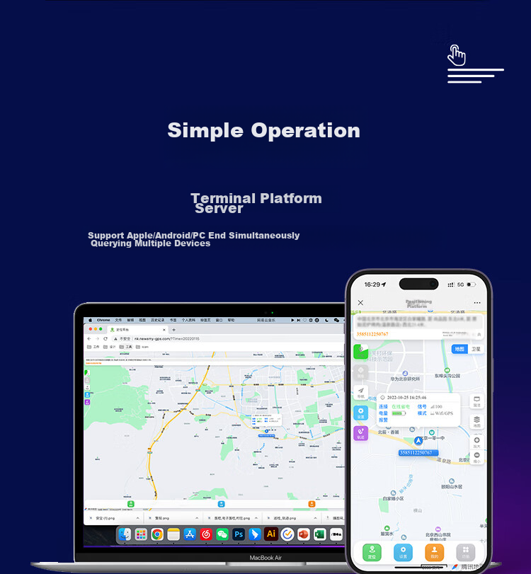 GPS-трекер Newsmy N50-Q5 для пожилых и детей, водонепроницаемый, с функцией отслеживания и позиционирования по спутниковым системам