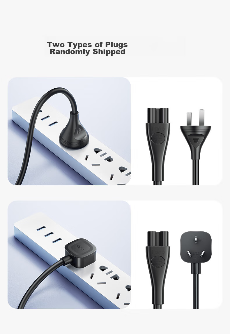 Зарядное устройство Llano HP Laptop Charger, 19.5V 3.33A 65W Универсальное, совместимое с HP Zhan66 Pavilion 15/M4 Envy14, адаптер питания для ноутбука, кабель с синим круглым разъемом и Pi