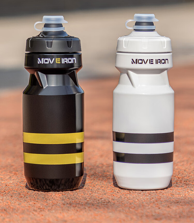 Велосипедная бутылка для воды Move Iron, портативная, для шоссейного и горного велосипеда, черная, 620 мл