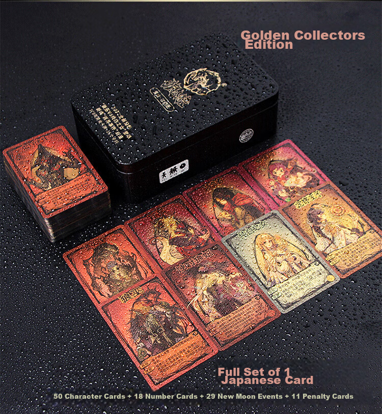Коллекционная карточная игра "Langrensha" 2025 Gold Collector's Edition, "Nightfall Please Close Your Eyes", водонепроницаемые карты из ПВХ, настольная игра для детей