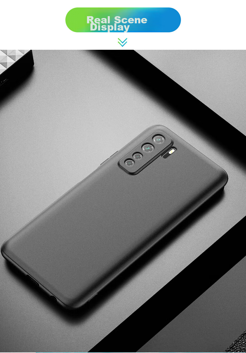 Чехол для телефона HotFire для HUAWEI Nova 7 SE, Huawei Nova 7 SE 5G, противоударный, матовый, прозрачный, черный