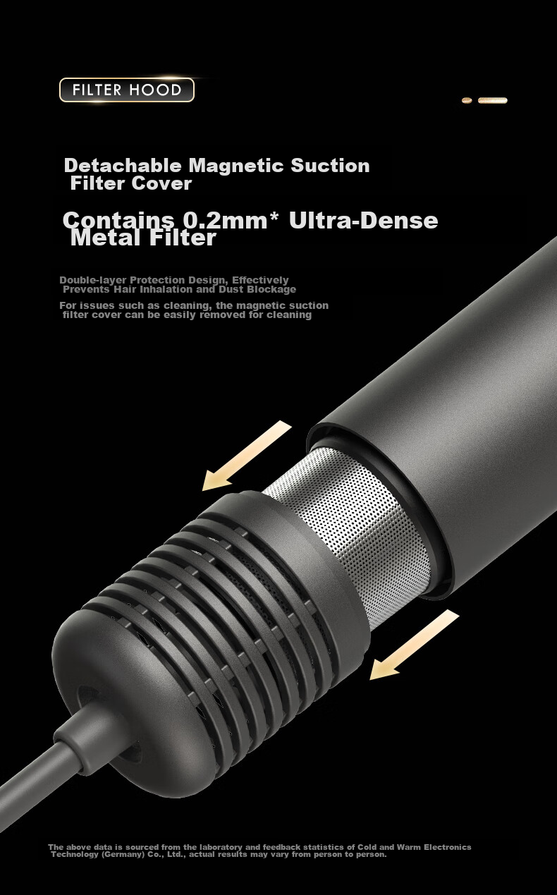Фен LANSAM PLUS Version - Misty Gray, 1400 Вт, керамический, плазменная защита волос, профессиональный, бытовой