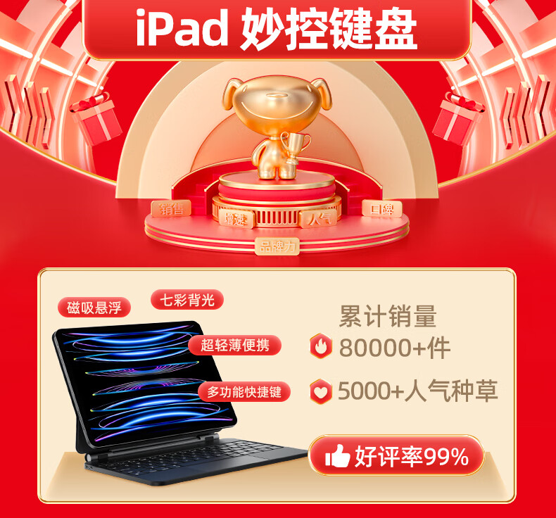 Чехол-клавиатура для iPad