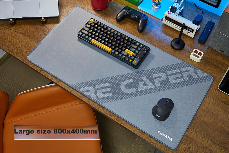 Игровой коврик CAPERE "Четыре красавицы" DRG Delta Player Edition, тонкий, текстурированный, противоскользящий, маленький размер 35x25x0.4 см