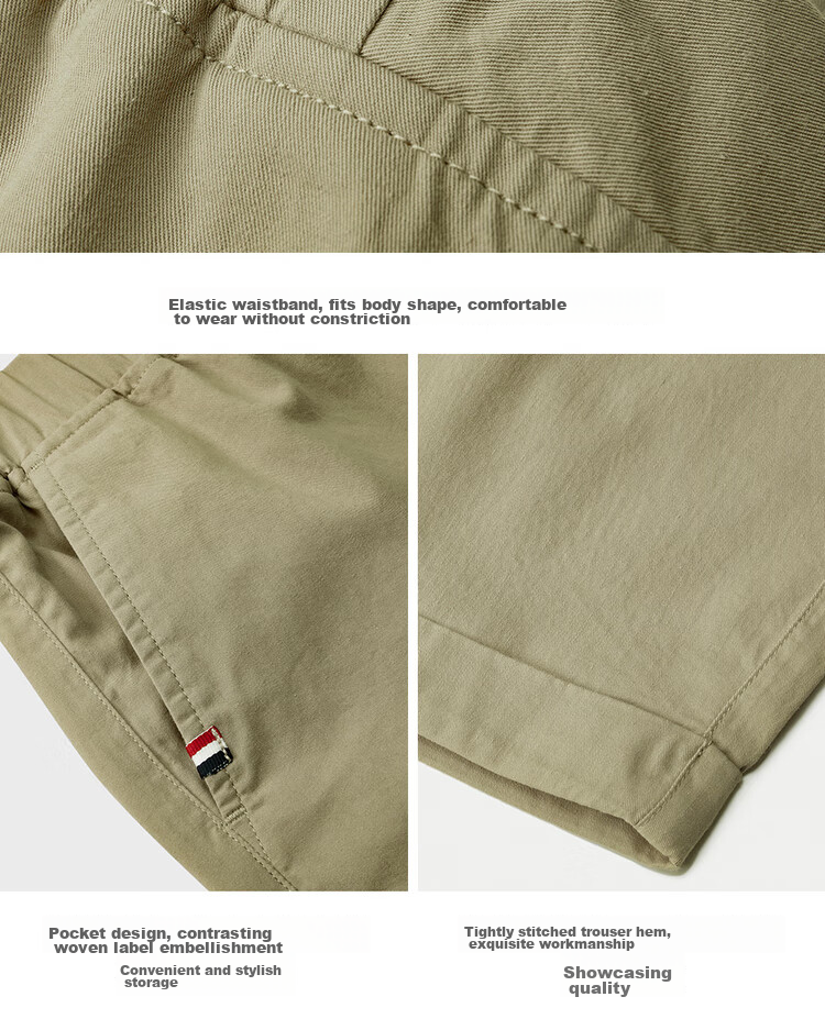 Женские брюки Giordano, летние, из чистого хлопка, с эластичным поясом, легкие повседневные брюки, модель 05424354