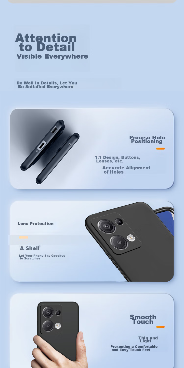 Чехол для Xiaomi Redmi Note 13 Pro KOOLIFE, матовый, противоударный, с защитой камеры, черный