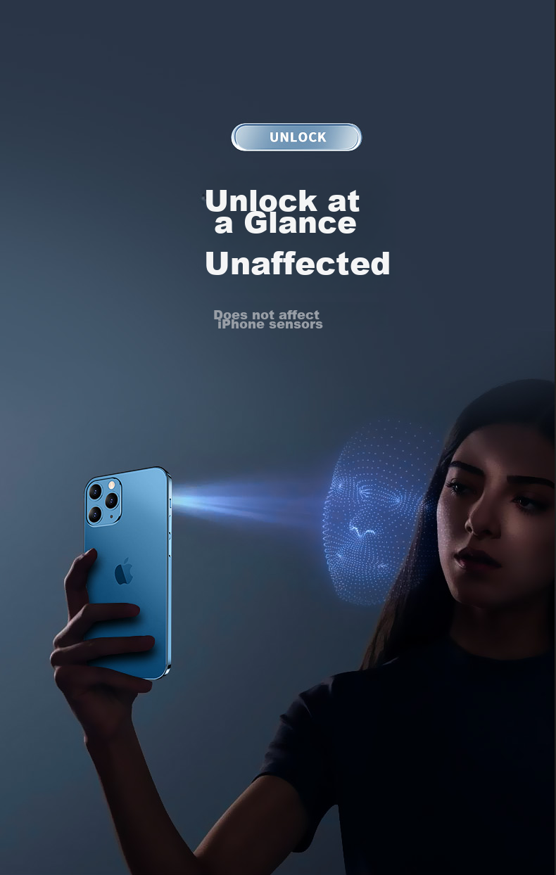 Защитное стекло Mofajiang 28° Ultra-Clear Privacy Screen Protector для Apple iPhone 13, противоударное, ультратонкое, антибликовое, 1 шт.