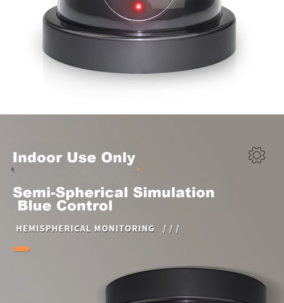 COMPCCTV SMT-F01, имитация камеры видеонаблюдения, безопасность, для помещений, с индикатором