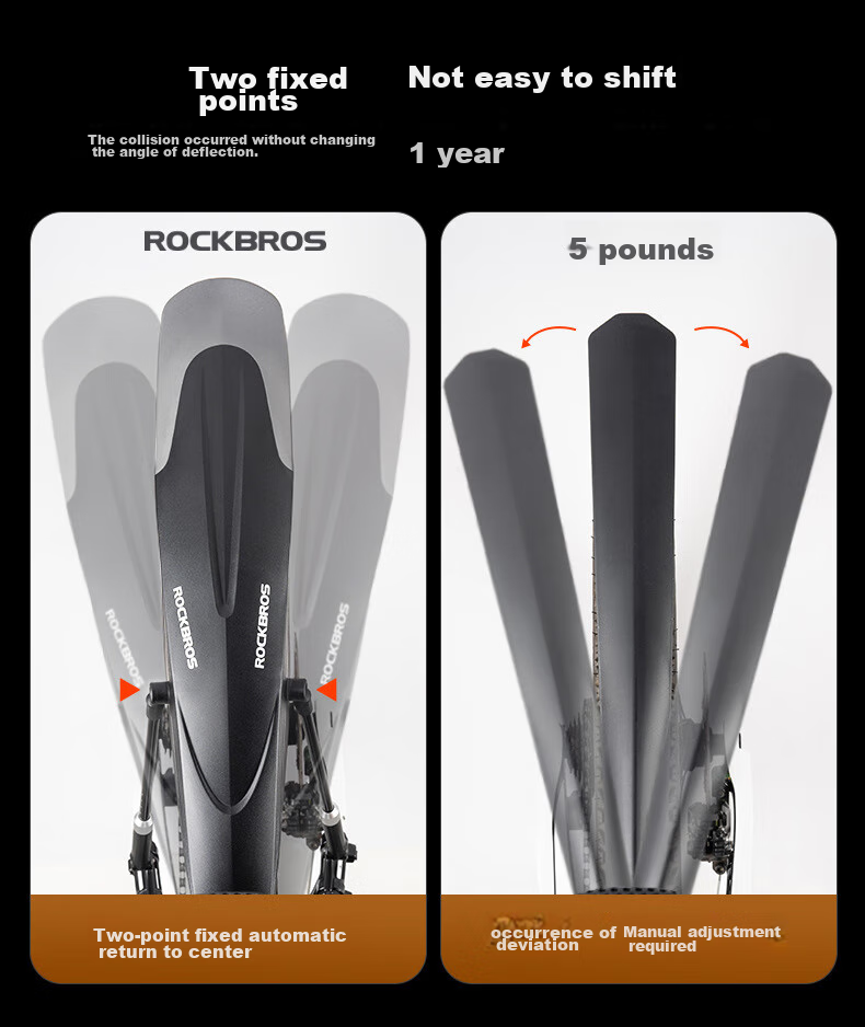 Заднее крыло для горного велосипеда ROCKBROS, быстросъемное, для колес 26", 27.5", 29", универсальное, грязезащитное, защита от дождя