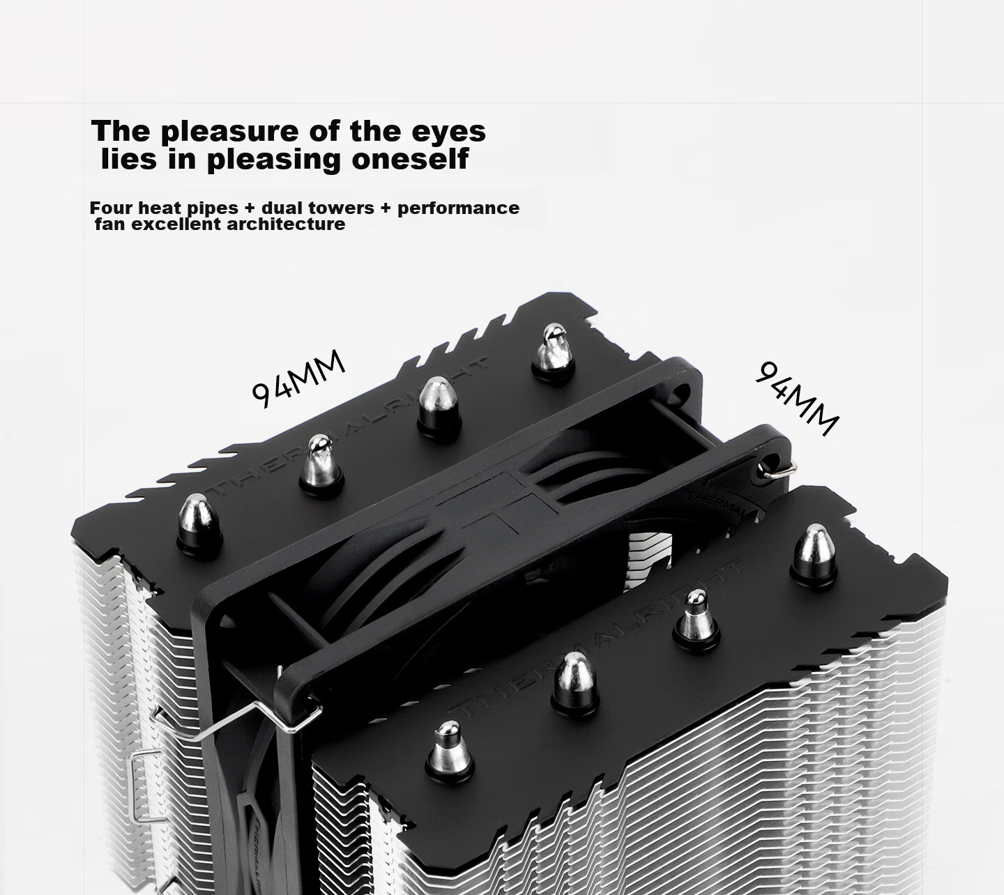 Воздушный кулер Thermalright Peerless Assassin 90 SE, высота 110 мм, 4 тепловые трубки AGHP, поддержка мультиплатформы, PA90 SE