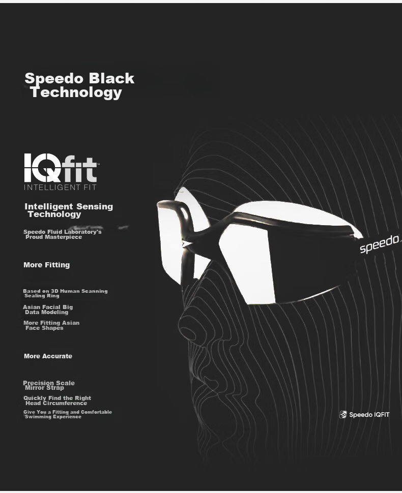 Очки для плавания Speedo Myopia, профессиональные, противотуманные, защита от солнца, водонепроницаемые, серо-дымчатые, -5.50 диоптрий
