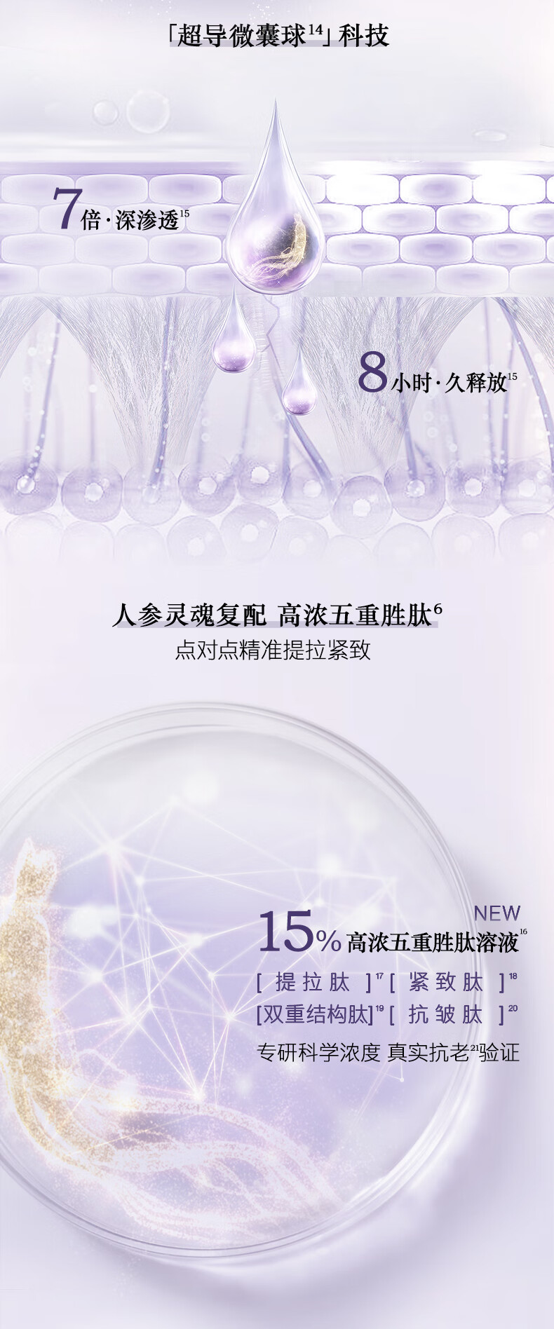 羽西人参面霜50ml胜肽抗皱紧致保湿护肤品礼盒女神节礼物送妈妈