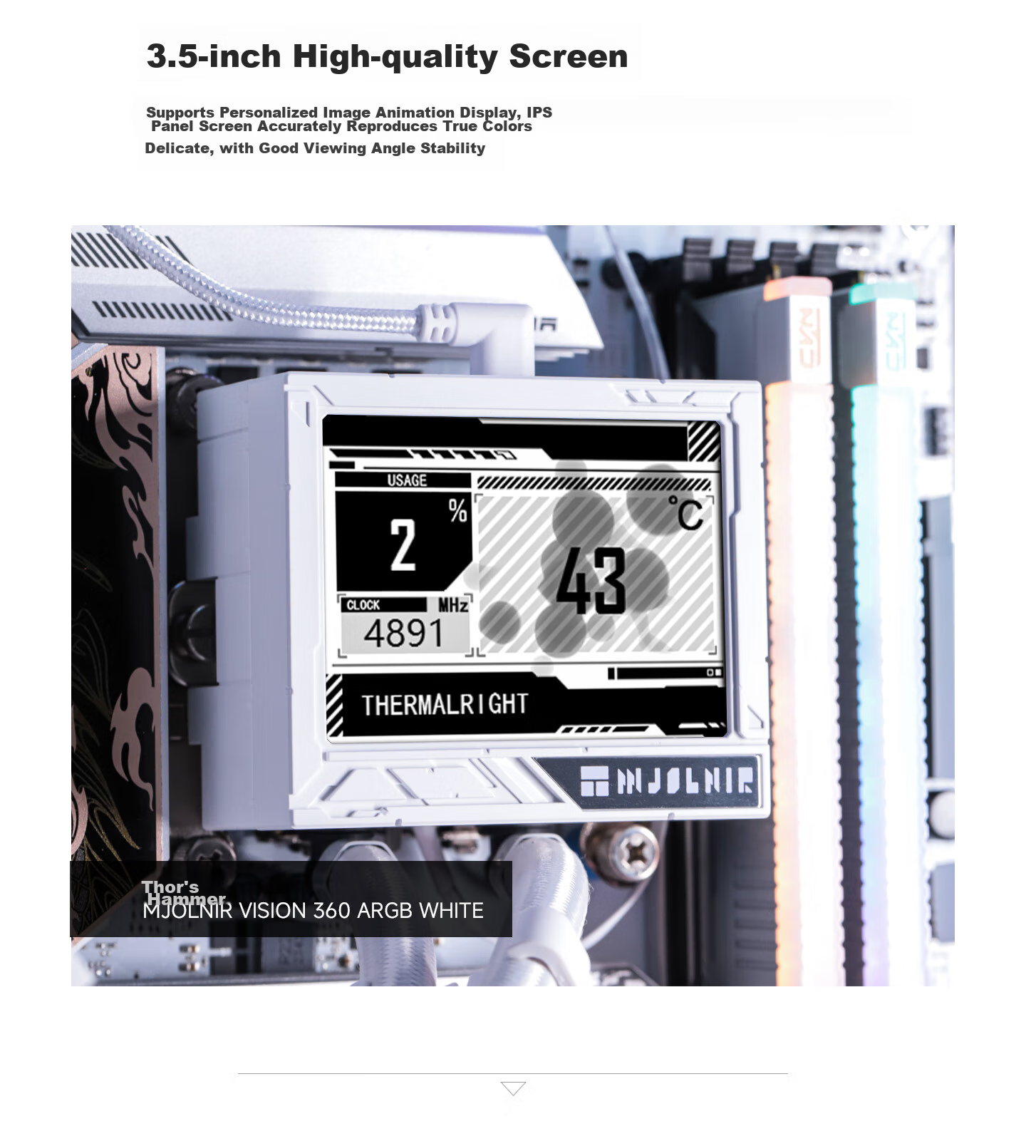 Система жидкостного охлаждения 360 ARGB WHITE