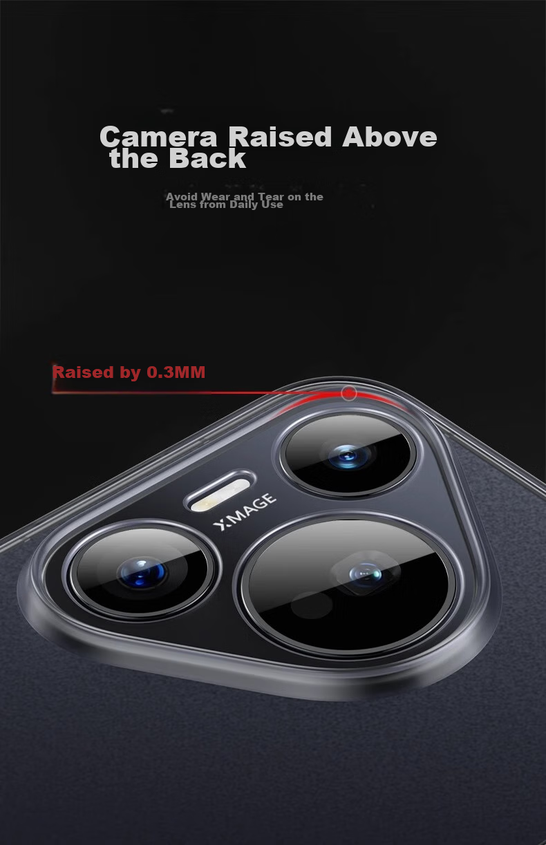 DIVI Чехол для Huawei Pura70 Pro, ультратонкий, матовый, полупрозрачный, черный