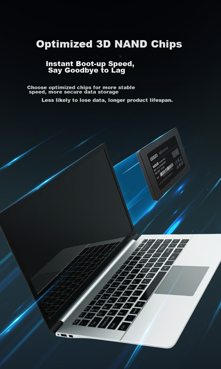 SSD накопитель JD Original 3 Series, 256 ГБ, SATA III, для ноутбука и настольного компьютера