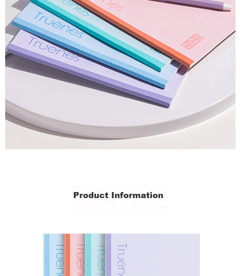 Блокнот Deli Classic Soft Notebook, A5, 40 листов, случайный цвет