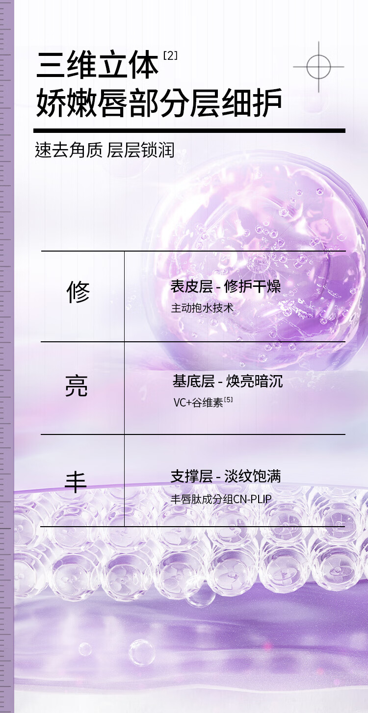 菜鸟和配方师B5胚芽唇部美容精华液 淡化唇纹补水保湿滋润去死皮润唇膏女 5ml（新款升级2.0版）