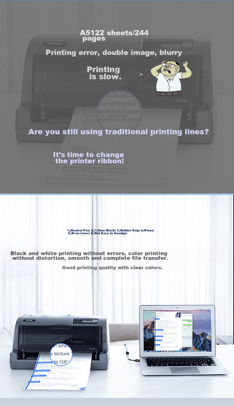 Кабель Jinghua USB 2.0 High-Speed Printer Cable, AM/BM, 5 метров, черный