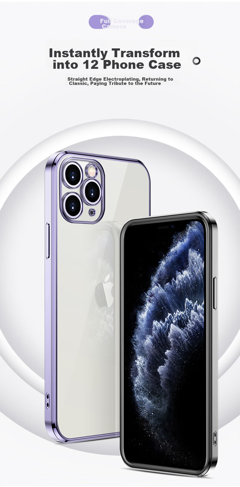 Чехол PISEN для iPhone 11 Pro Max, прозрачный, противоударный, с защитой от падений и отпечатков пальцев