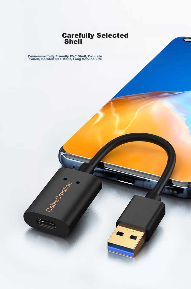 Переходник USB Type-A на Type-C