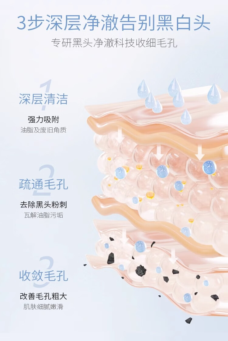 Binee维生素b5水杨酸面膜黑头毛孔收缩毛孔补水保湿舒缓控油软膜300ml