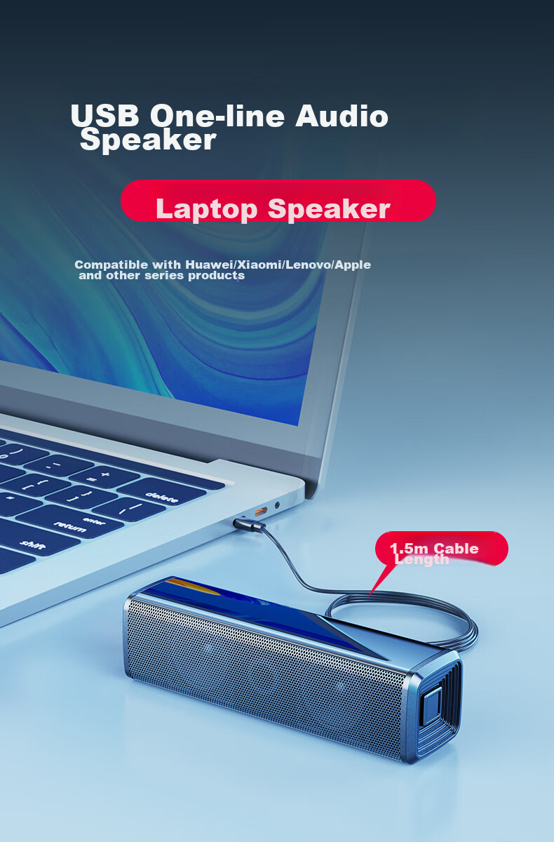 Портативная акустика SADA V-168, 2.0, USB, 6 Вт, черный