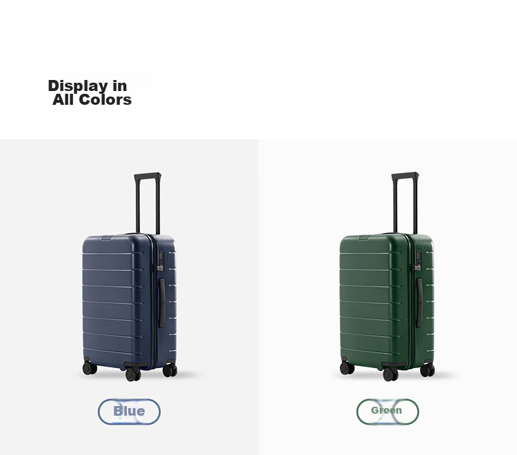 Чемодан Xiaomi Mijia Luggage, 20-дюймовый ручная кладь, поликарбонатный, с кодовым замком, бежевый