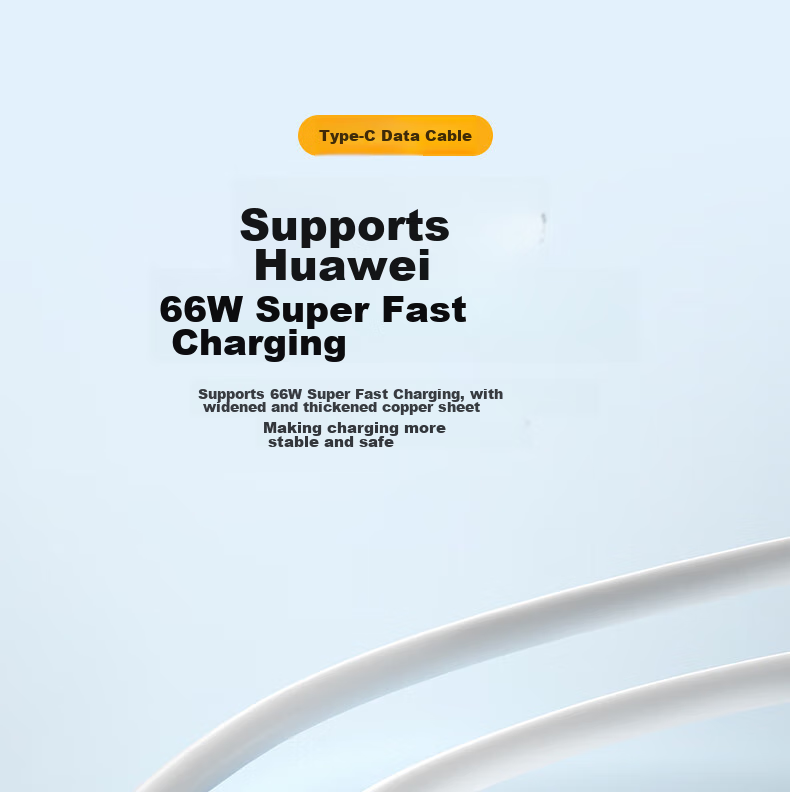Кабель Shishan Type-C, 6A/5A, быстрая зарядка 40W/66W/100W, для Huawei Mate70/50/P60/40/Honor, автомобильный зарядный кабель