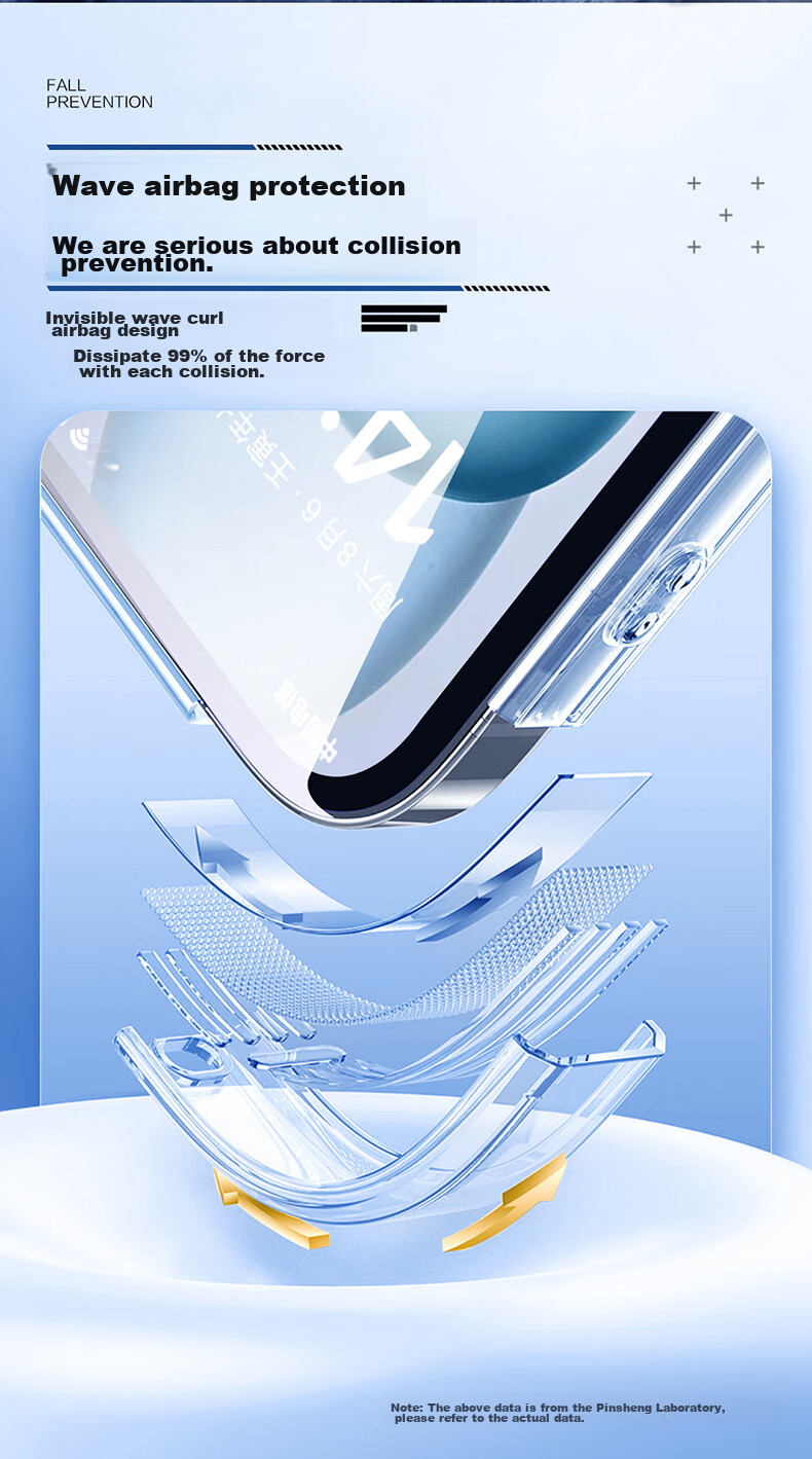 Чехол PISEN для iPhone 15 Pro Max, прозрачный, противоударный, ультратонкий, пылезащитный, антистатический, артикул 100066399699