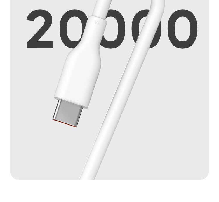 Кабель Xiaomi MI 6A Skin-Friendly Silicone Type-C to Type-C Fast Charging Data Cable, 2 м, Синий