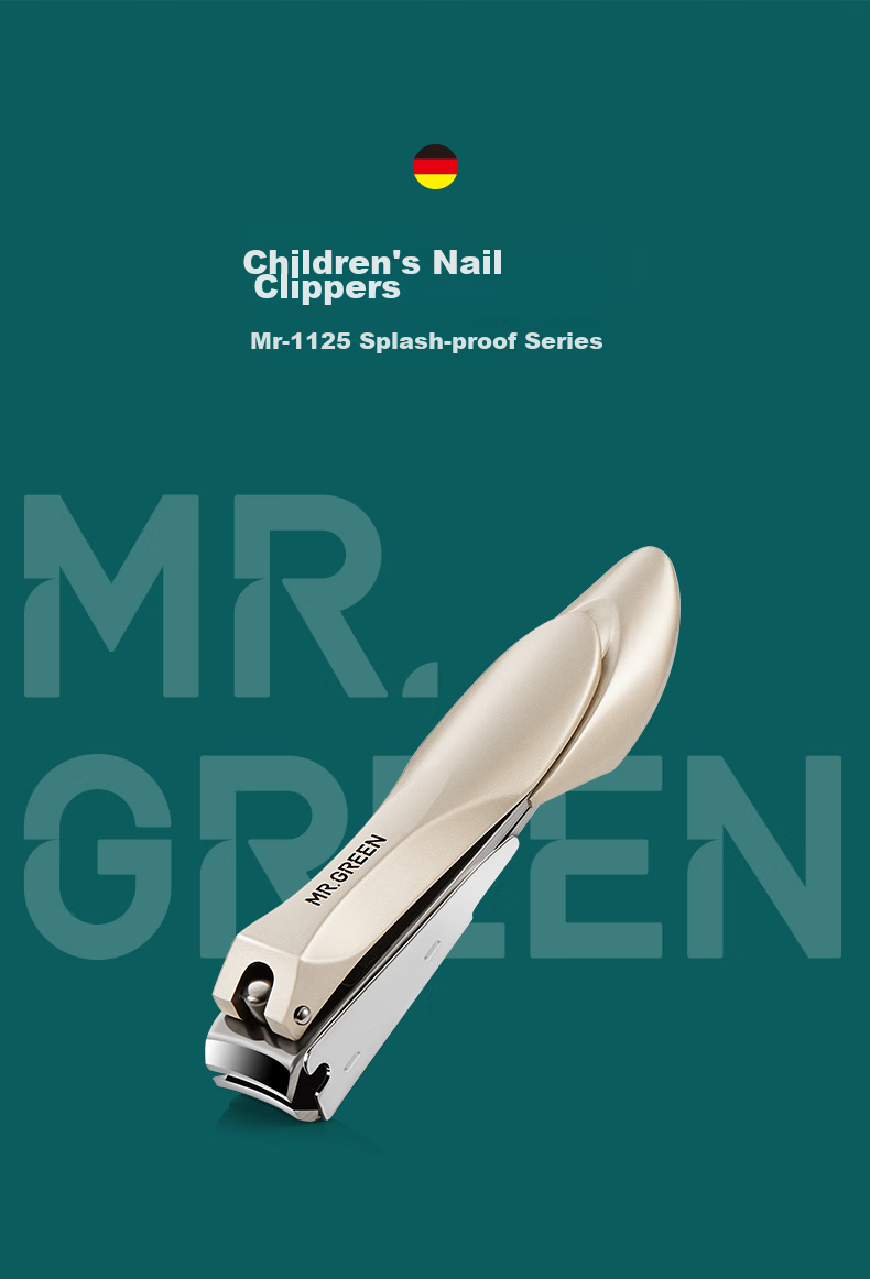 Детские маникюрные ножницы MR.GREEN, антибрызговые, для детей и младенцев, малышей и детей, модель MR-1125