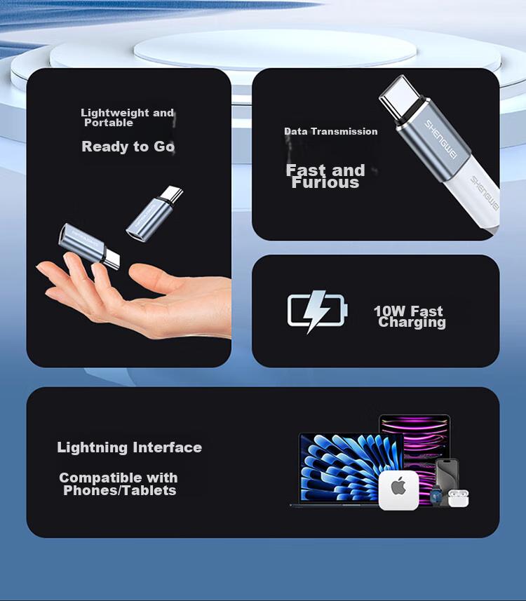 Переходник Type-C на Lightning
