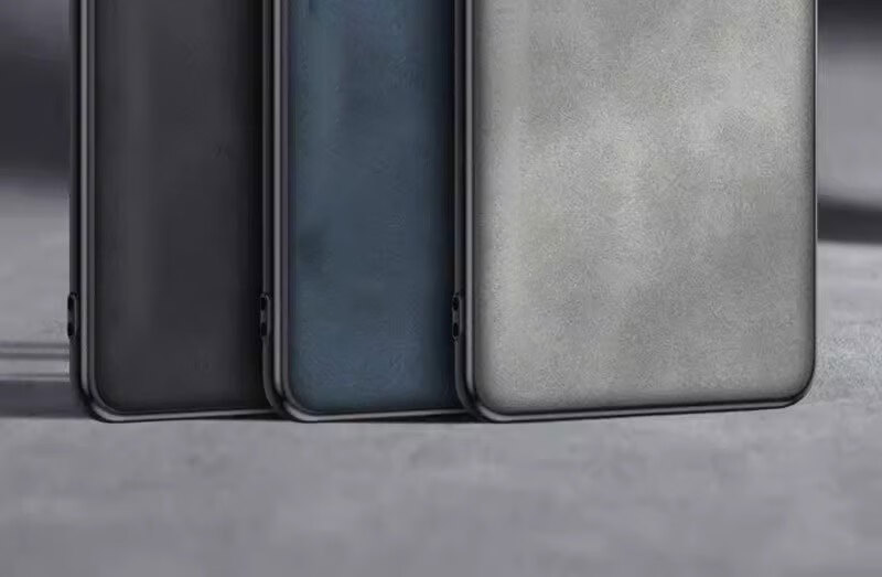 POZZO Чехол для Huawei Mate60, противоударный, защита объектива, мягкий чехол из натуральной кожи ягненка, серый