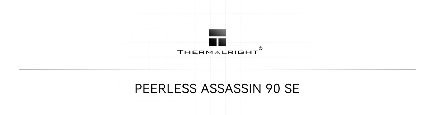 Воздушный кулер Thermalright Peerless Assassin 90 SE, высота 110 мм, 4 тепловые трубки AGHP, поддержка мультиплатформы, PA90 SE